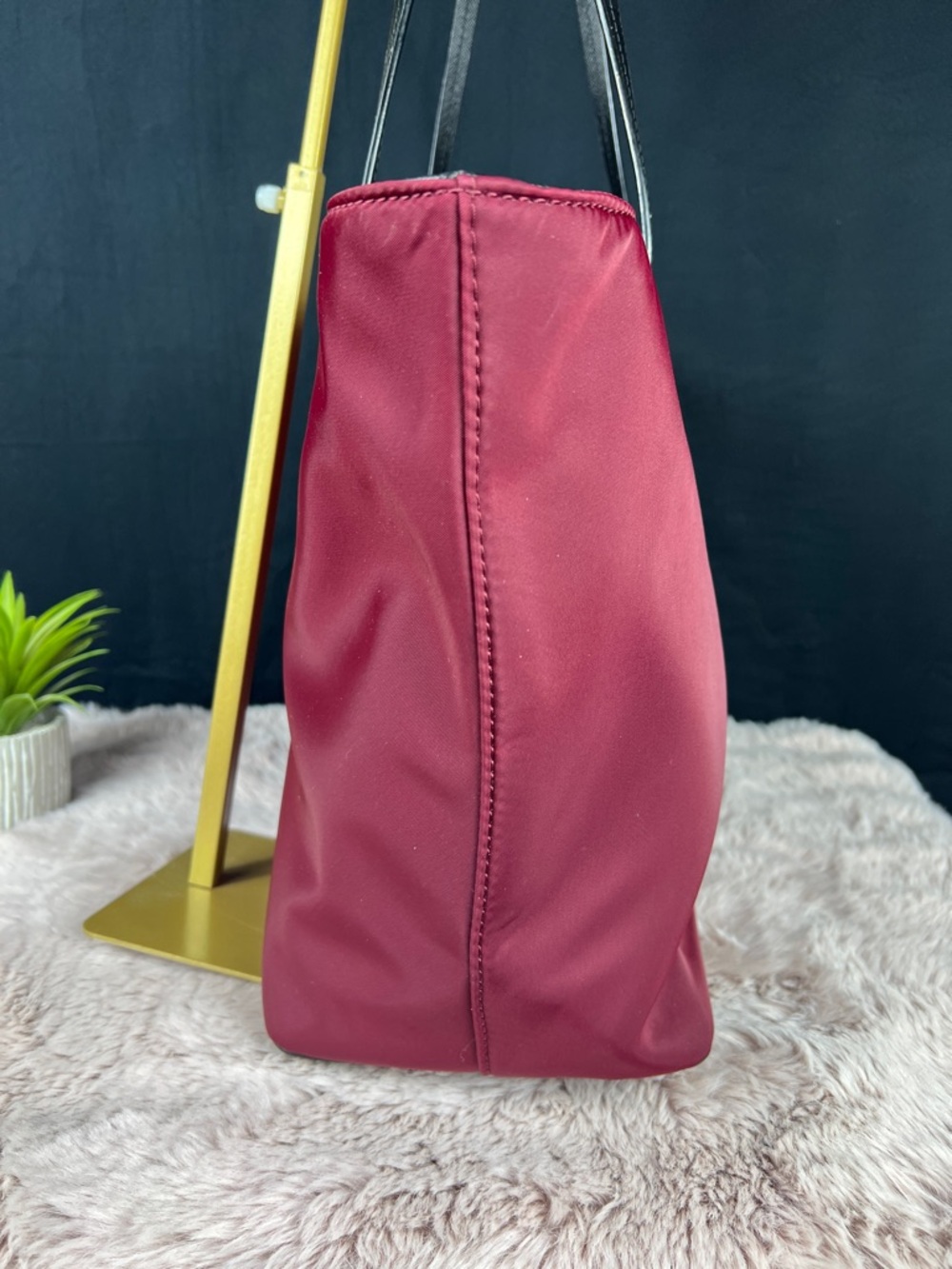 Kate Spade Blake Avenue Margareta Tote Merlot Burgundy EUC - Picture 5 of 13